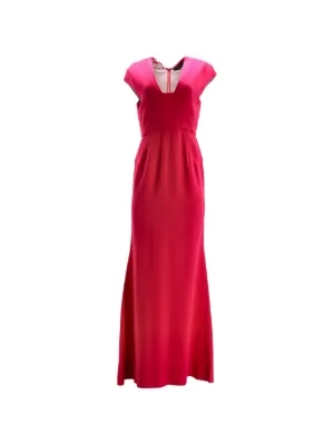 pictures of elegant evening dresses Celena Maxi Dress | Burgundy Burnout | Womens main image 1