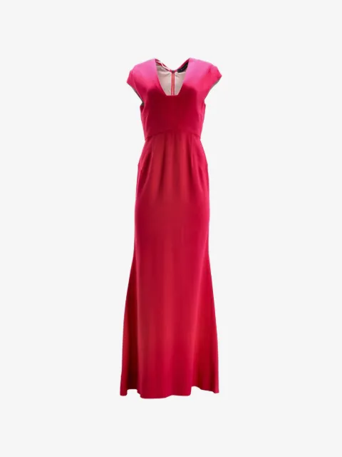 Rm By Roland Mouret square-neck cut-out evening dress