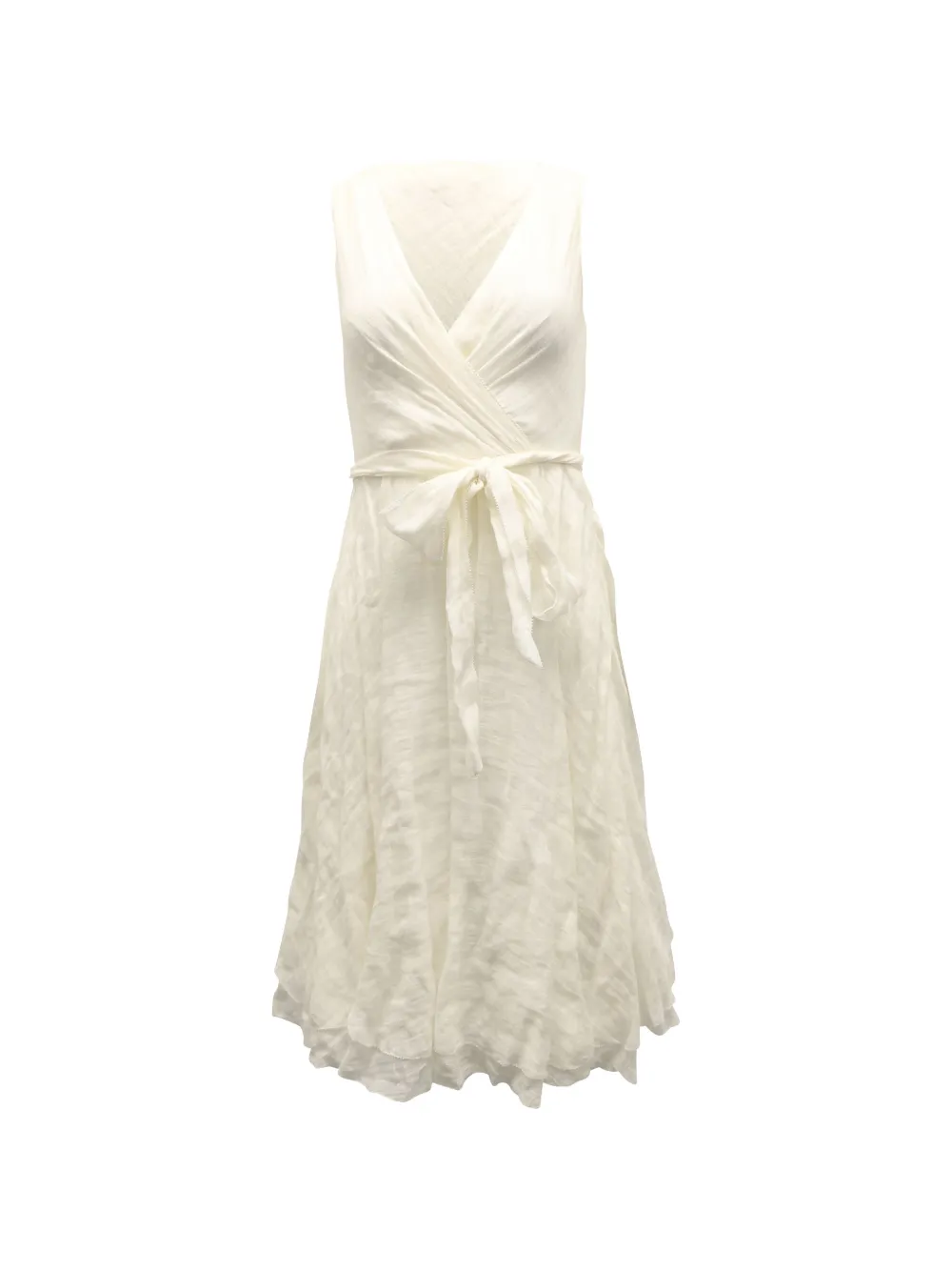 Polo Ralph Lauren Vintage tie-waist midi dress - Toni neutri