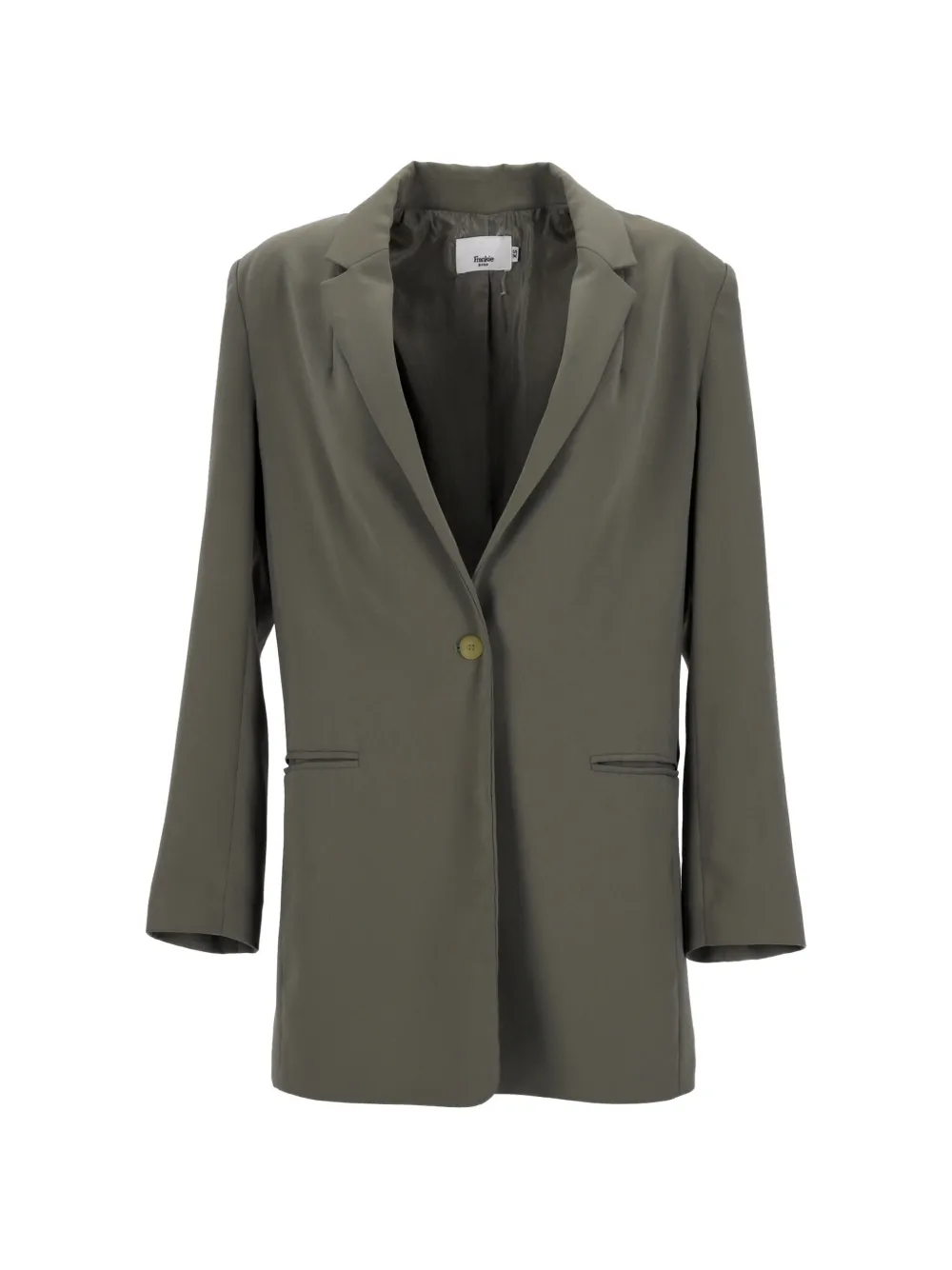 The Frankie Shop single-breasted blazer - Verde
