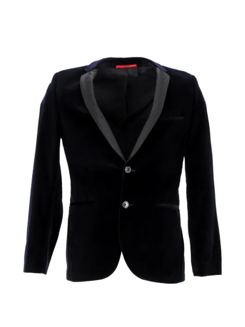 HUGO single-breated velvet blazer