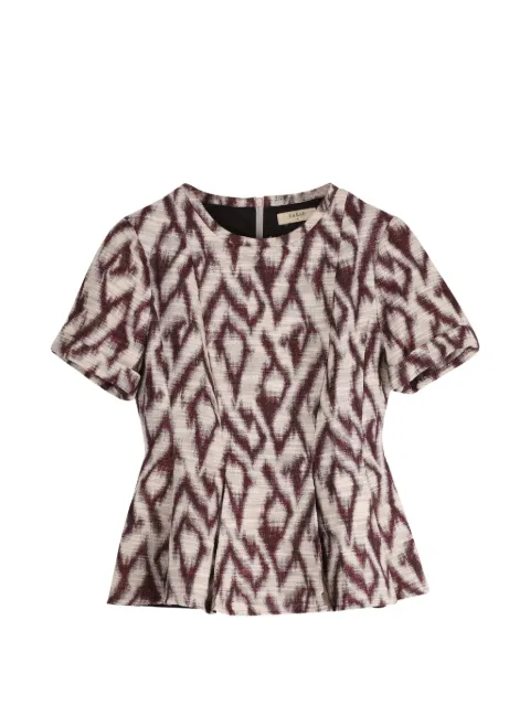 Ba&Sh peplum print top