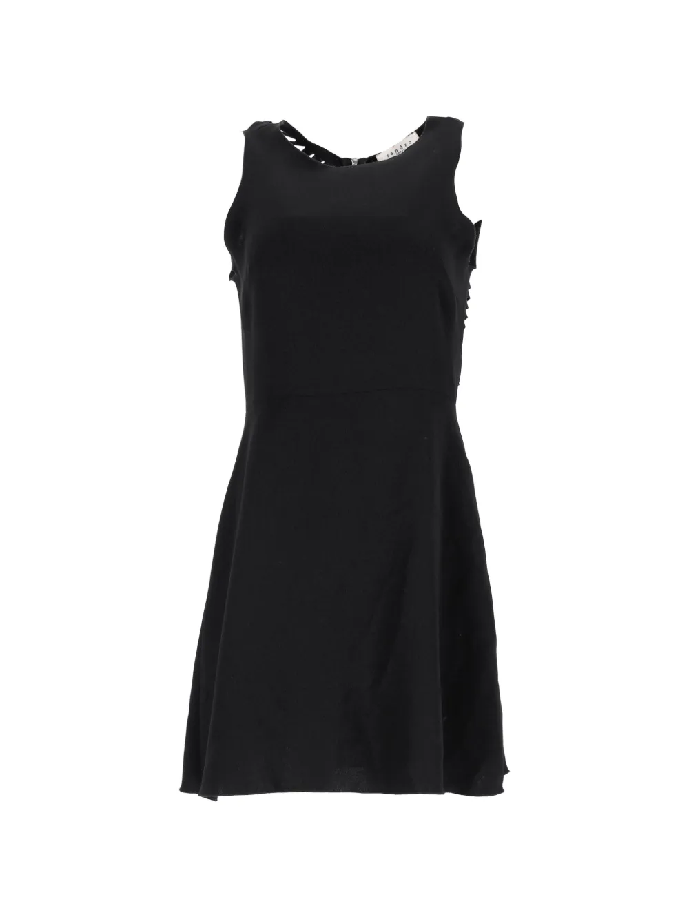 SANDRO cut-out back mini dress - Nero
