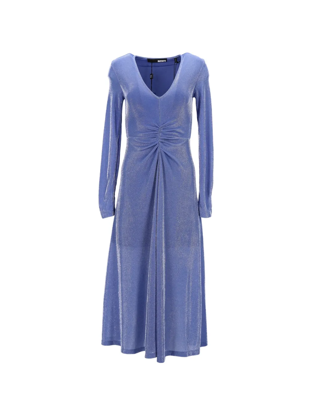ROTATE BIRGER CHRISTENSEN Sierra ruched V-neck midi dress - Blu