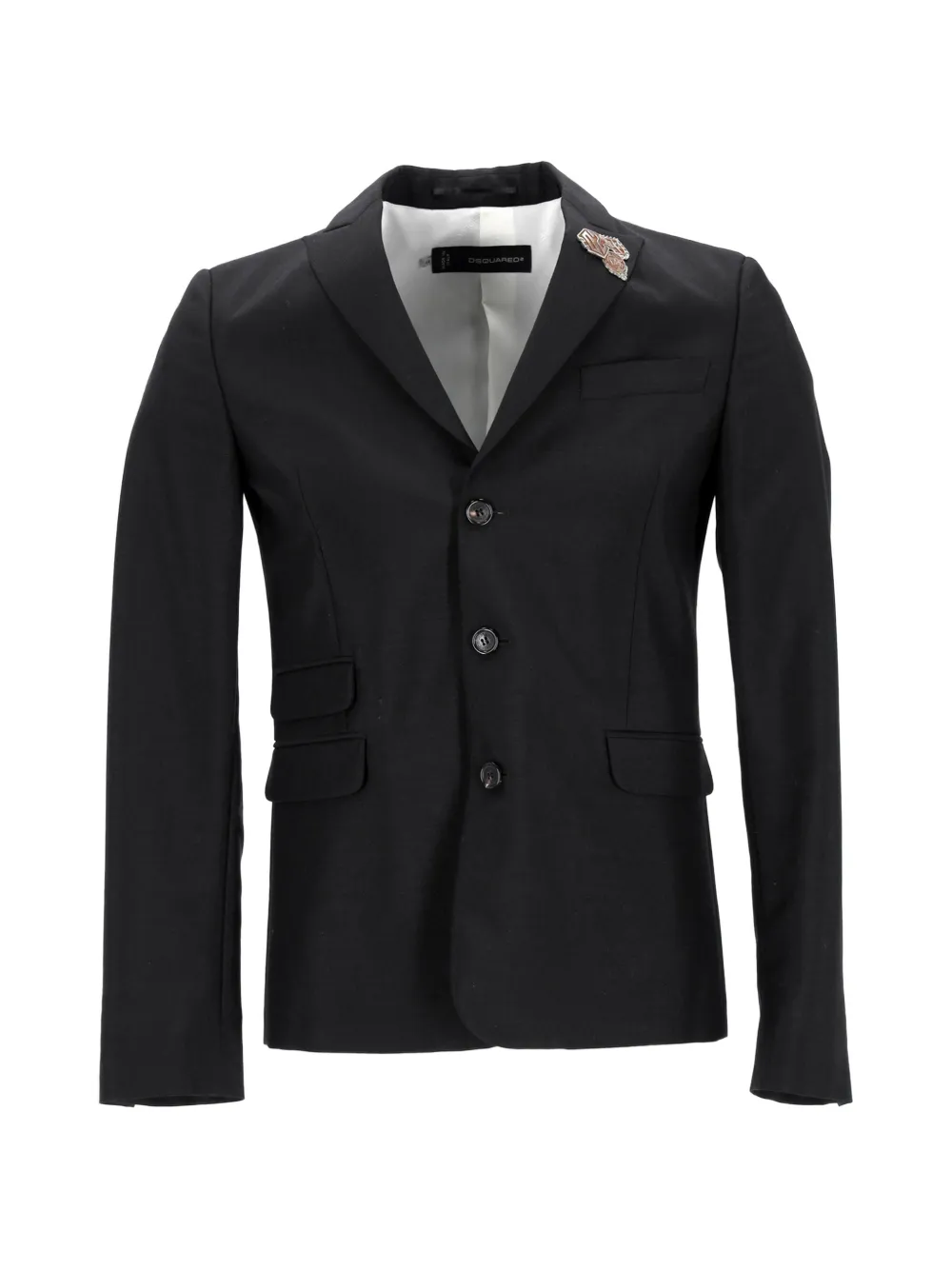 Pre-owned Dsquared2 Single-breasted Blazer In Black