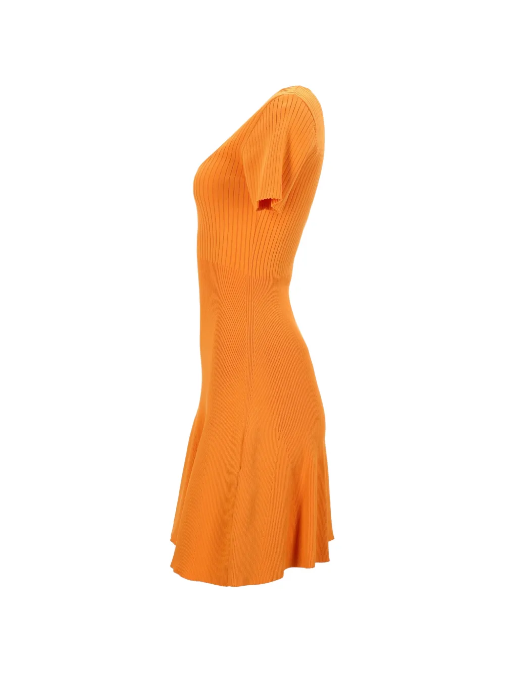 Ribbed-Knit Mini Dress