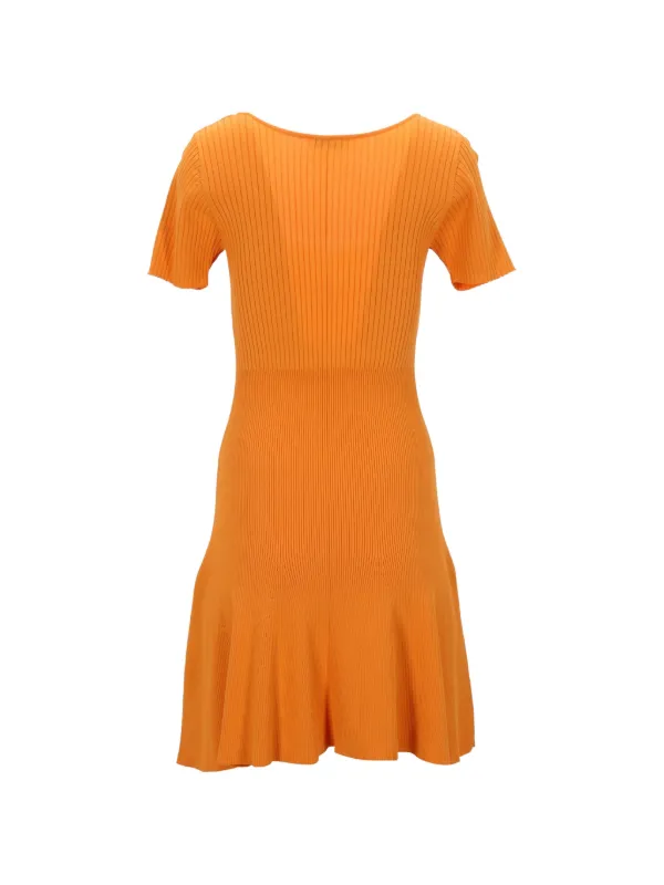 sandro ribbed dress Milla Knit Midi Dress