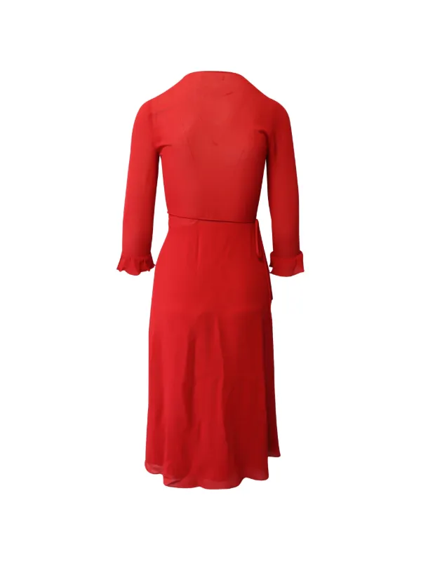 reformation long sleeve wrap dress Reformation Long Sleeve Wrap Dress by Reformation
