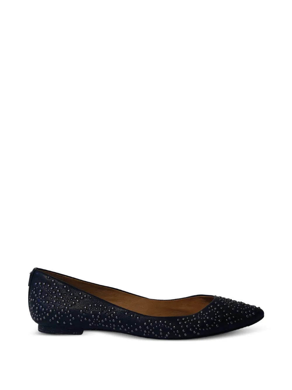 Coach Vintage Rory studded pointed ballet flats - Nero