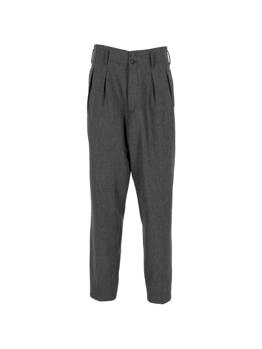 Giorgio Armani Pre-Owned pleated trousers - Grigio