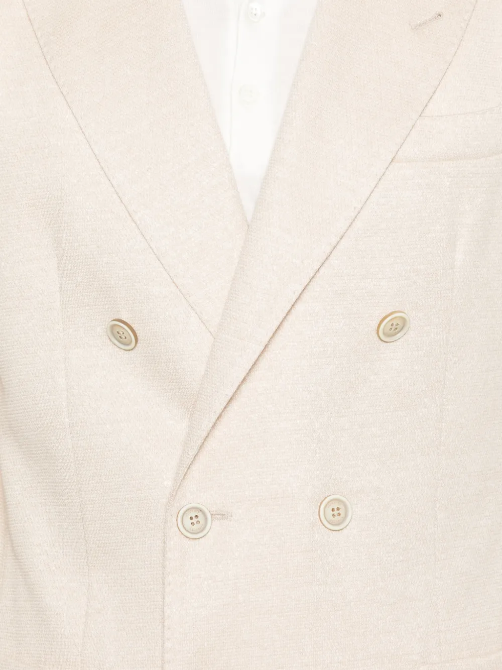 Eleventy Blazer met dubbele rij knopen Beige