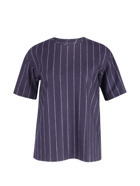 JOSEPH striped short-sleeved top