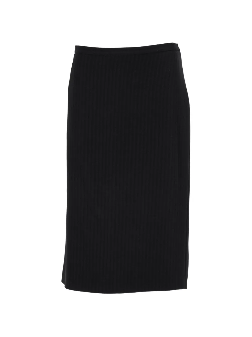 Max Mara striped midi pencil skirt - Nero