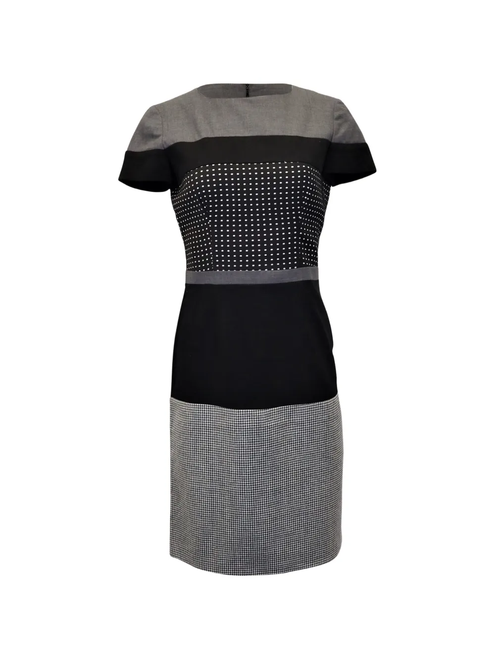 Moschino Cheap & Chic multi-print mini dress - Grigio