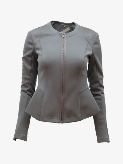 Theory veste zippée à design péplum