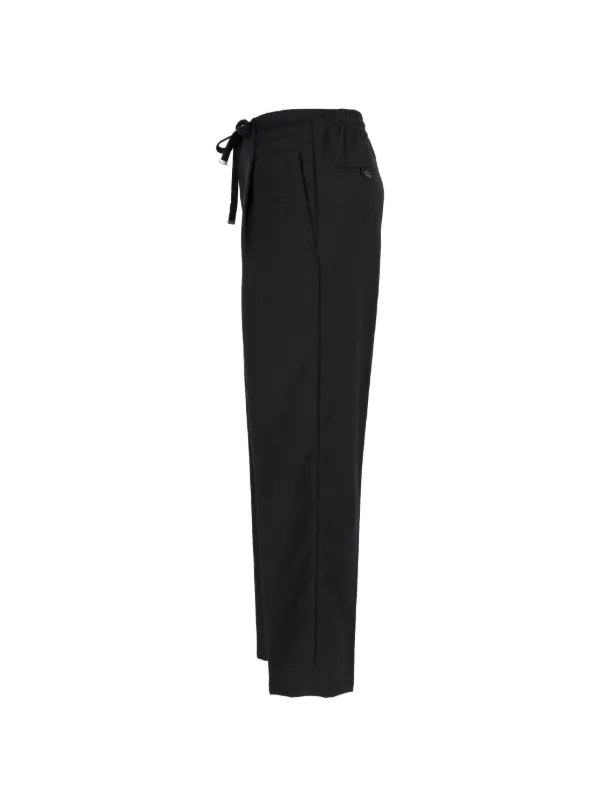 Saint Laurent Pre-Owned ドローストリング パンツ | ブラック