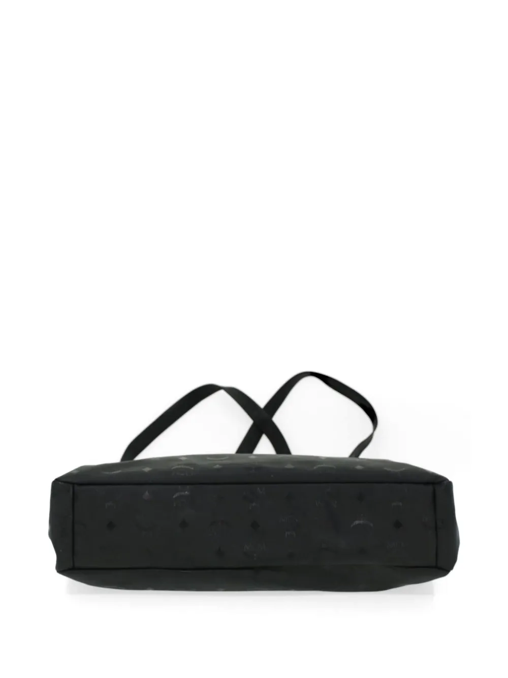  Mcm Pre-owned Vicetos Logogram Shoulder Bag - Black 