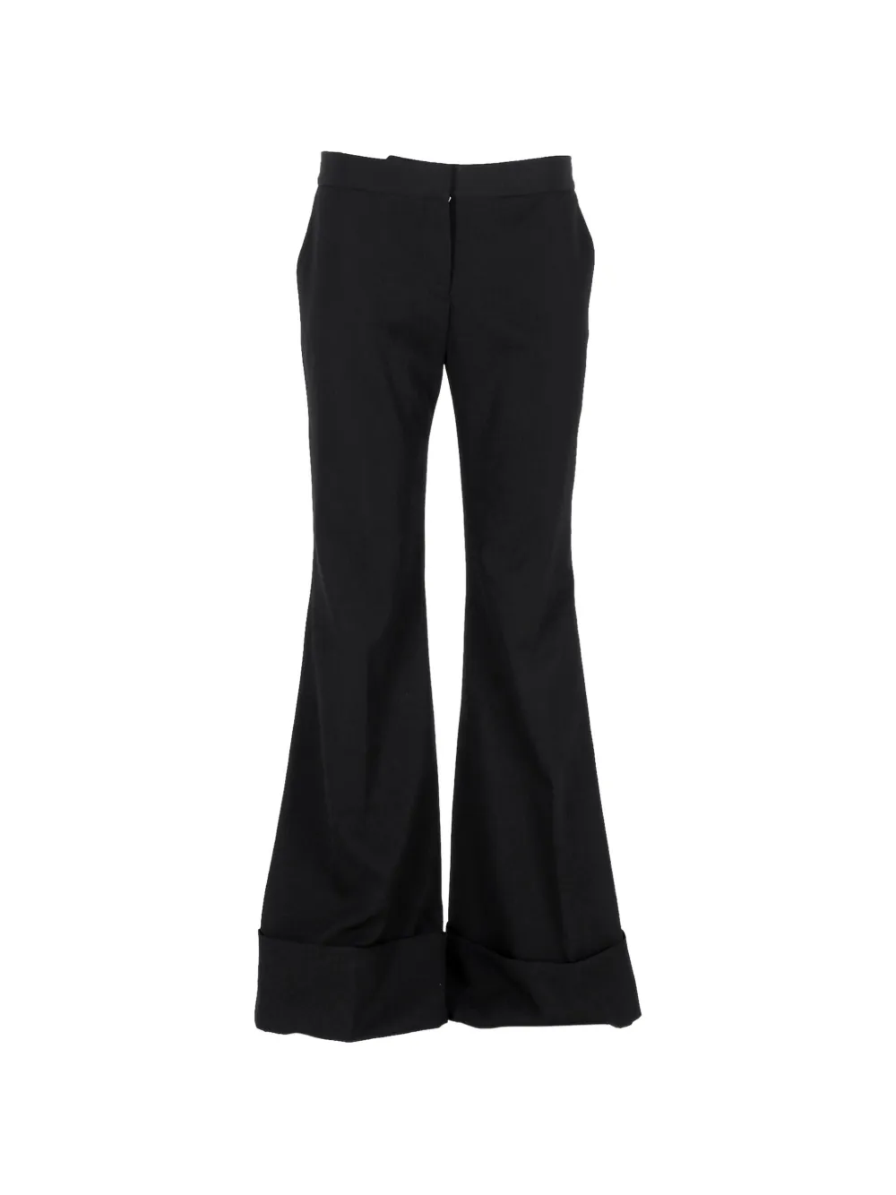 Stella McCartney Pre-Owned boot-cut wool trousers - Nero
