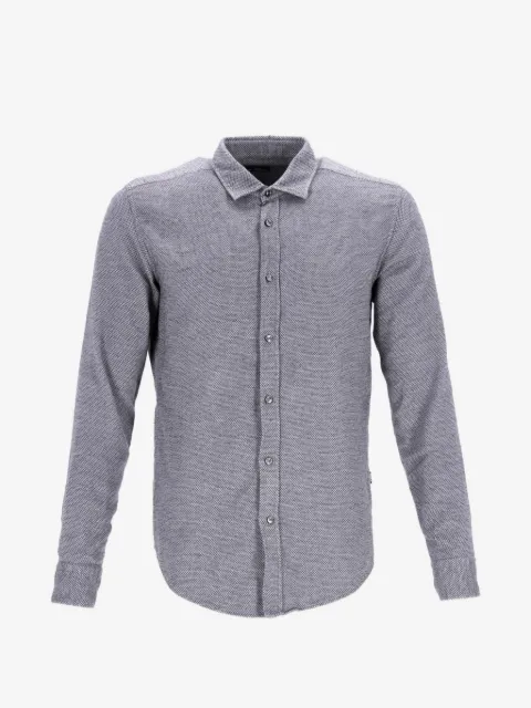 BOSS buttoned slim-fit shirt