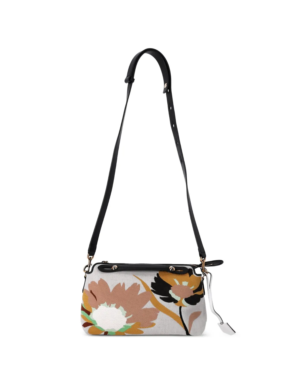 Fendi Pre-Owned large By The Way floral canvas shoulder bag - Toni neutri
