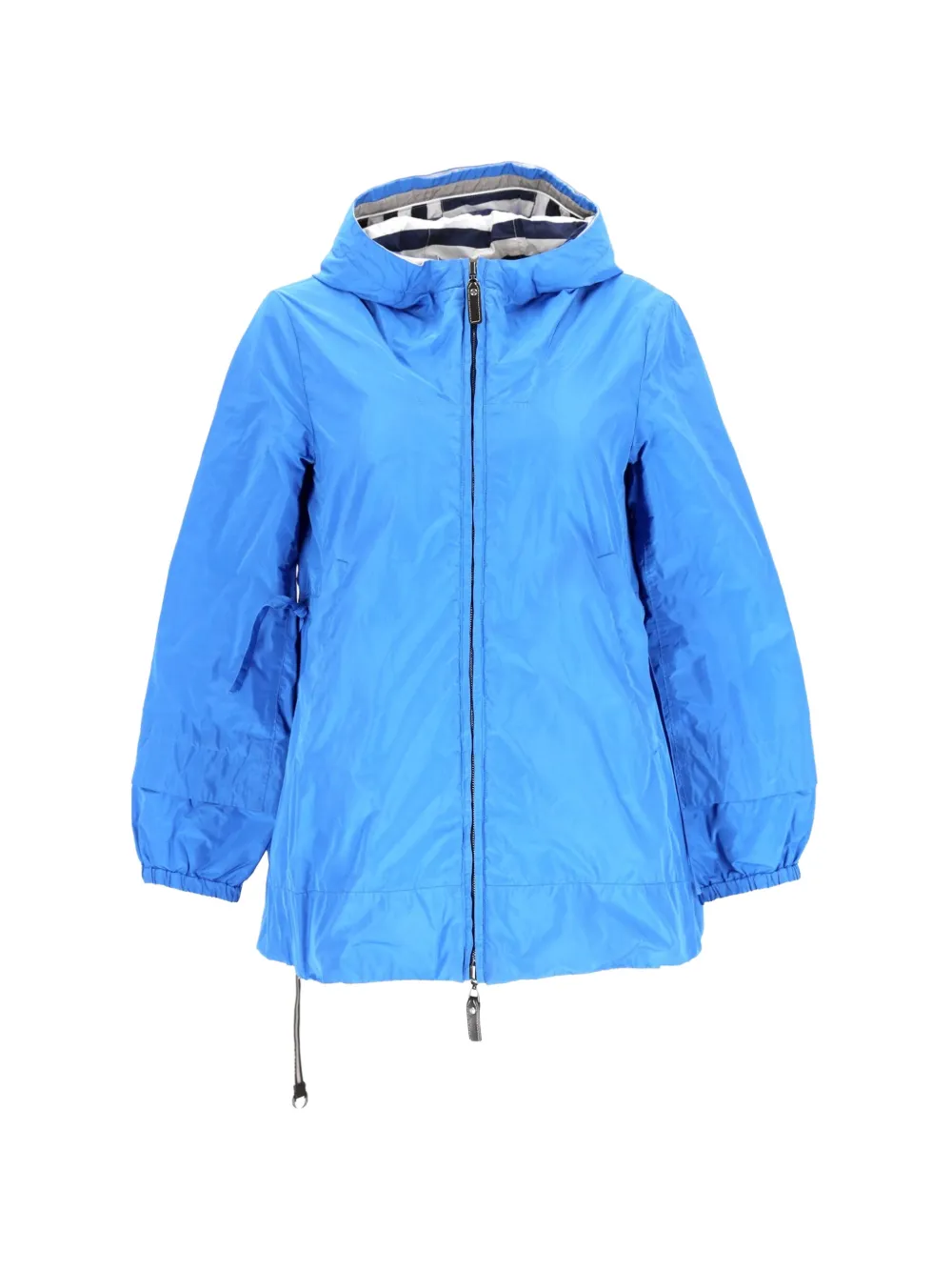 Max Mara hooded windbreaker - Blu