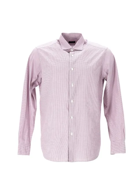 Zegna check cotton shirt