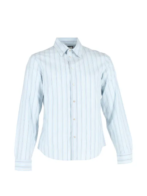 Gucci Pre-Owned striped-pattern button-up shirt