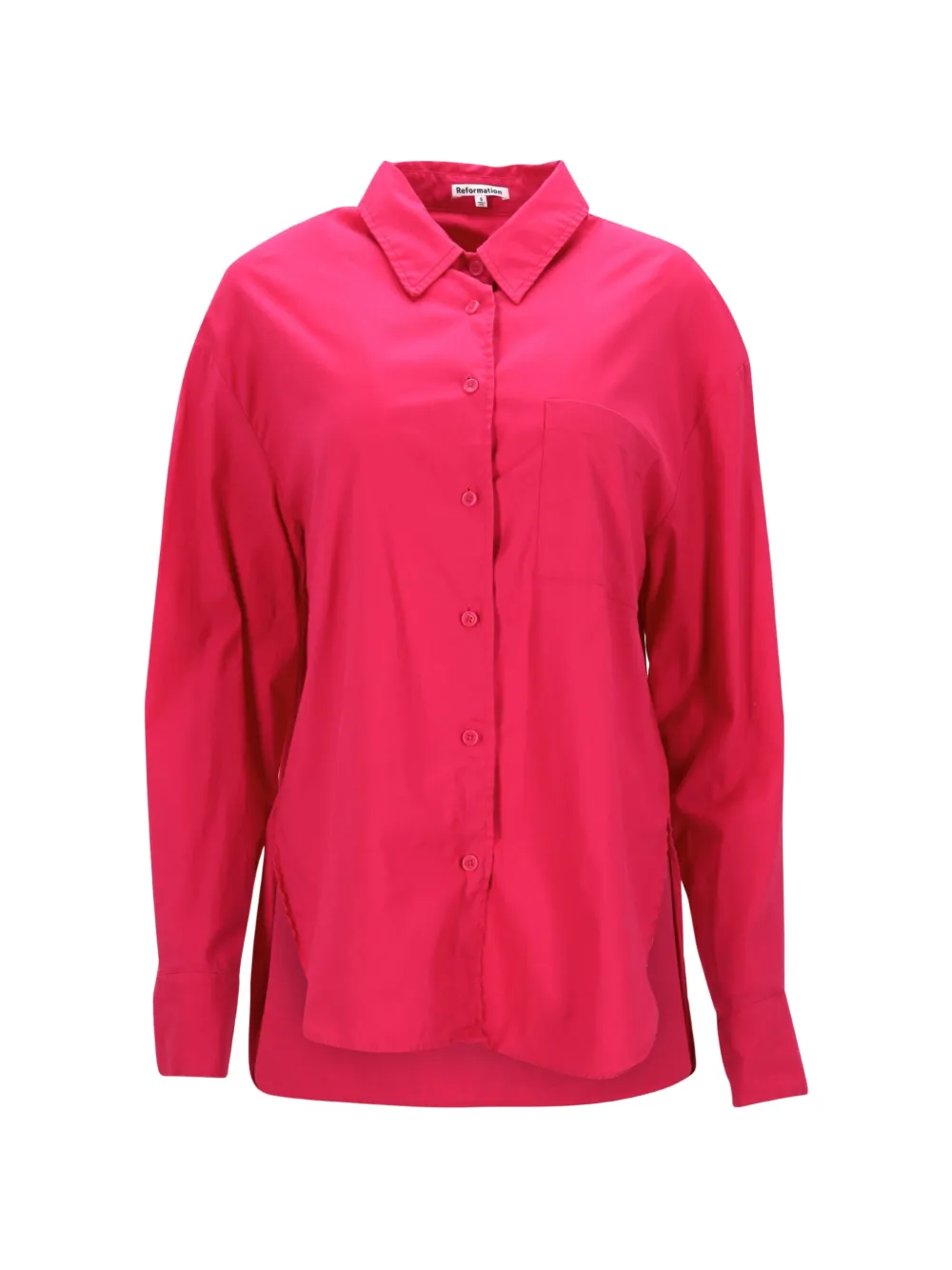 Reformation Will button oversized shirt - Rosa