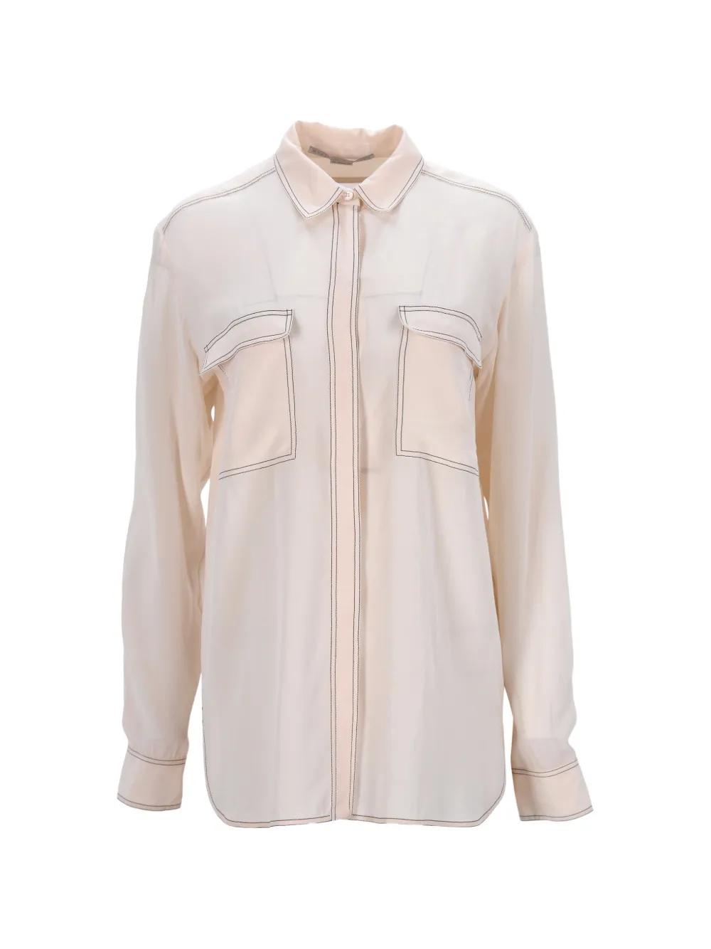 Stella McCartney Pre-Owned two-pockets long-sleeve shirt - Arancione