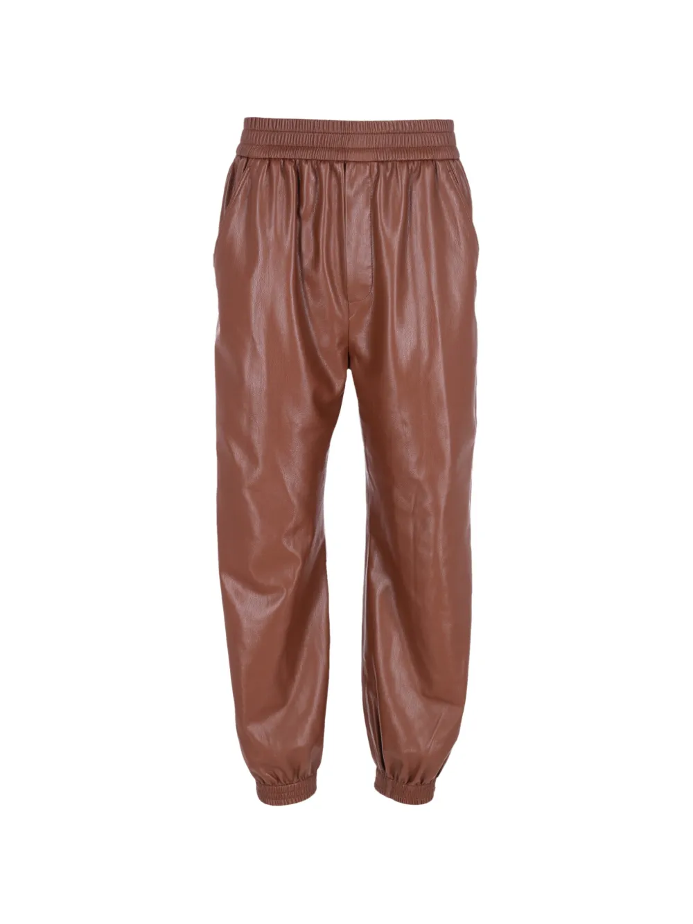 Nanushka elasticated-waist trousers - Marrone
