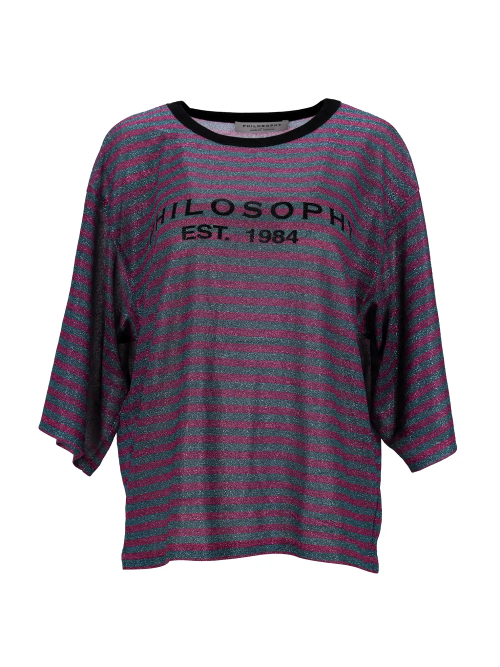 Philosophy Di Lorenzo Serafini striped T-shirt - Blu