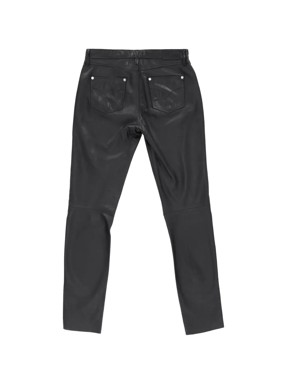  Calvin Klein Jeans Leather Trousers - Black 