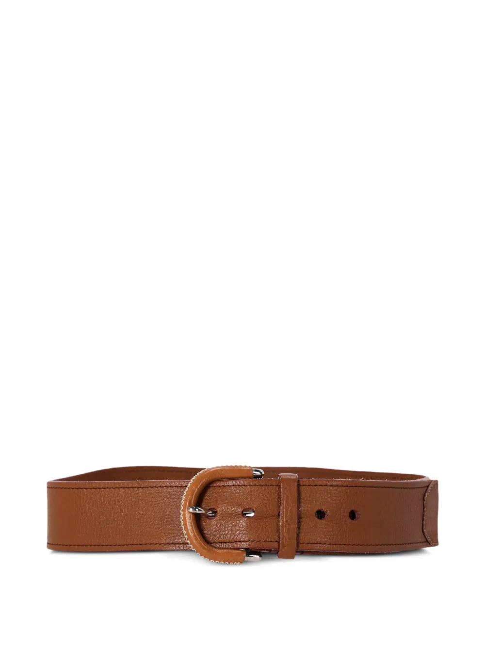 Prada Pre-Owned grained-leather belt - Marrone