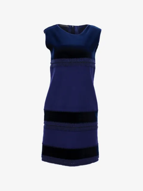 Alberta Ferretti Vintage sleeveless colourblock midi dress