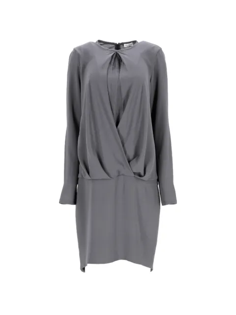 Brunello Cucinelli Vintage draped mini dress
