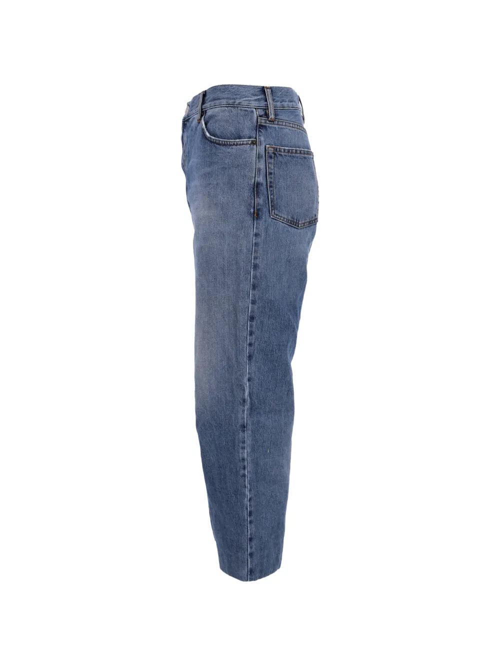 Balenciaga Pre-Owned Cropped jeans Blauw