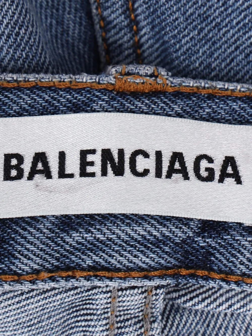 Balenciaga Pre-Owned Cropped jeans Blauw