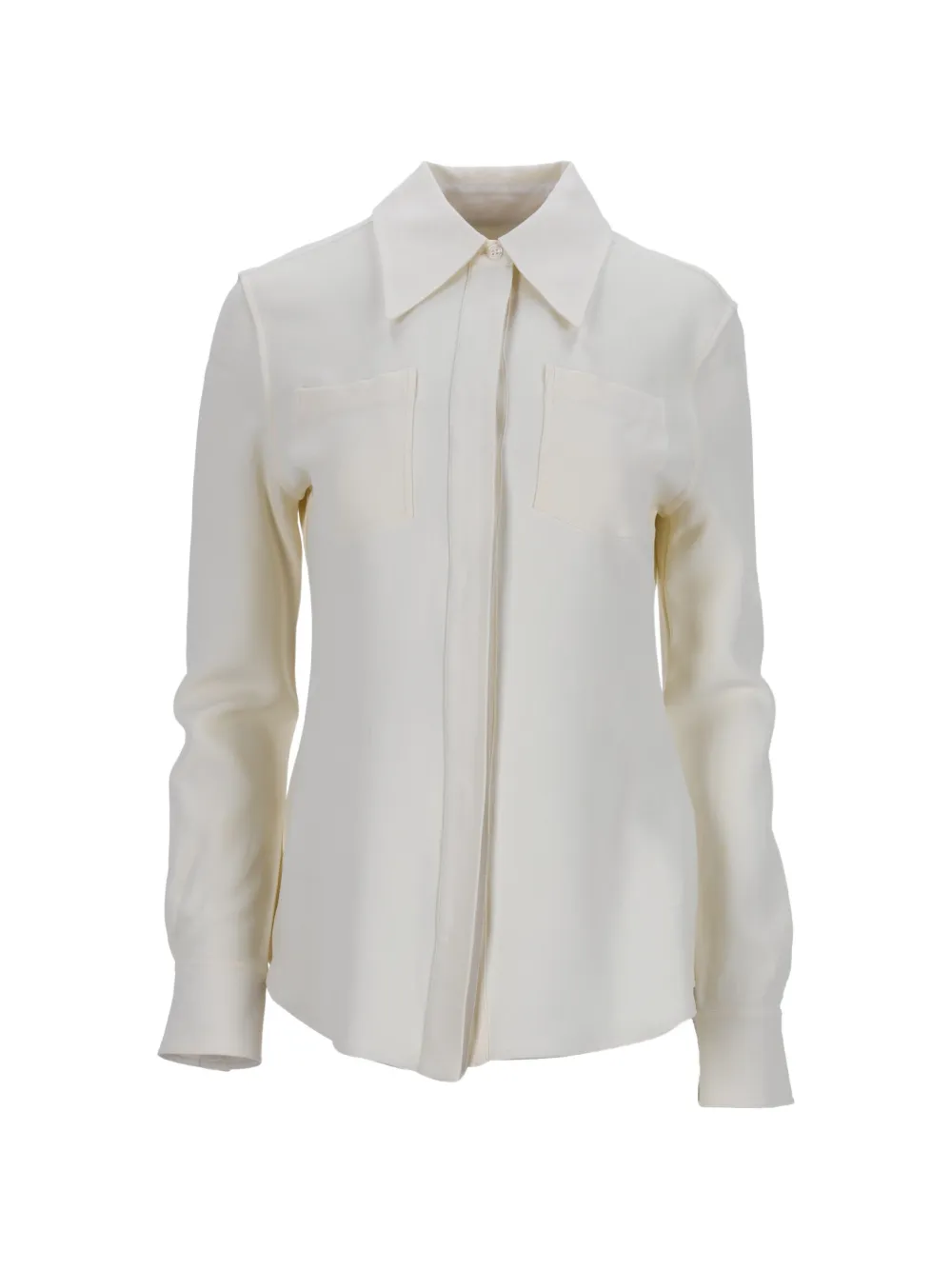 Victoria Beckham crepe shirt - Neutrals