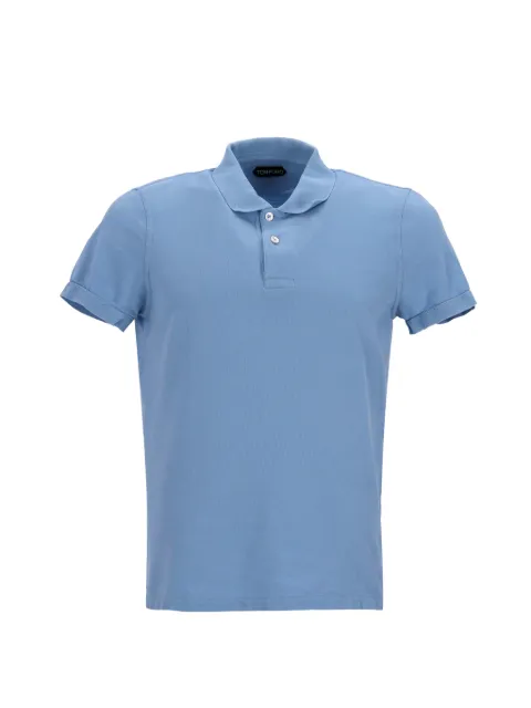 Tom Ford Vintage piqué short-sleeve polo shirt