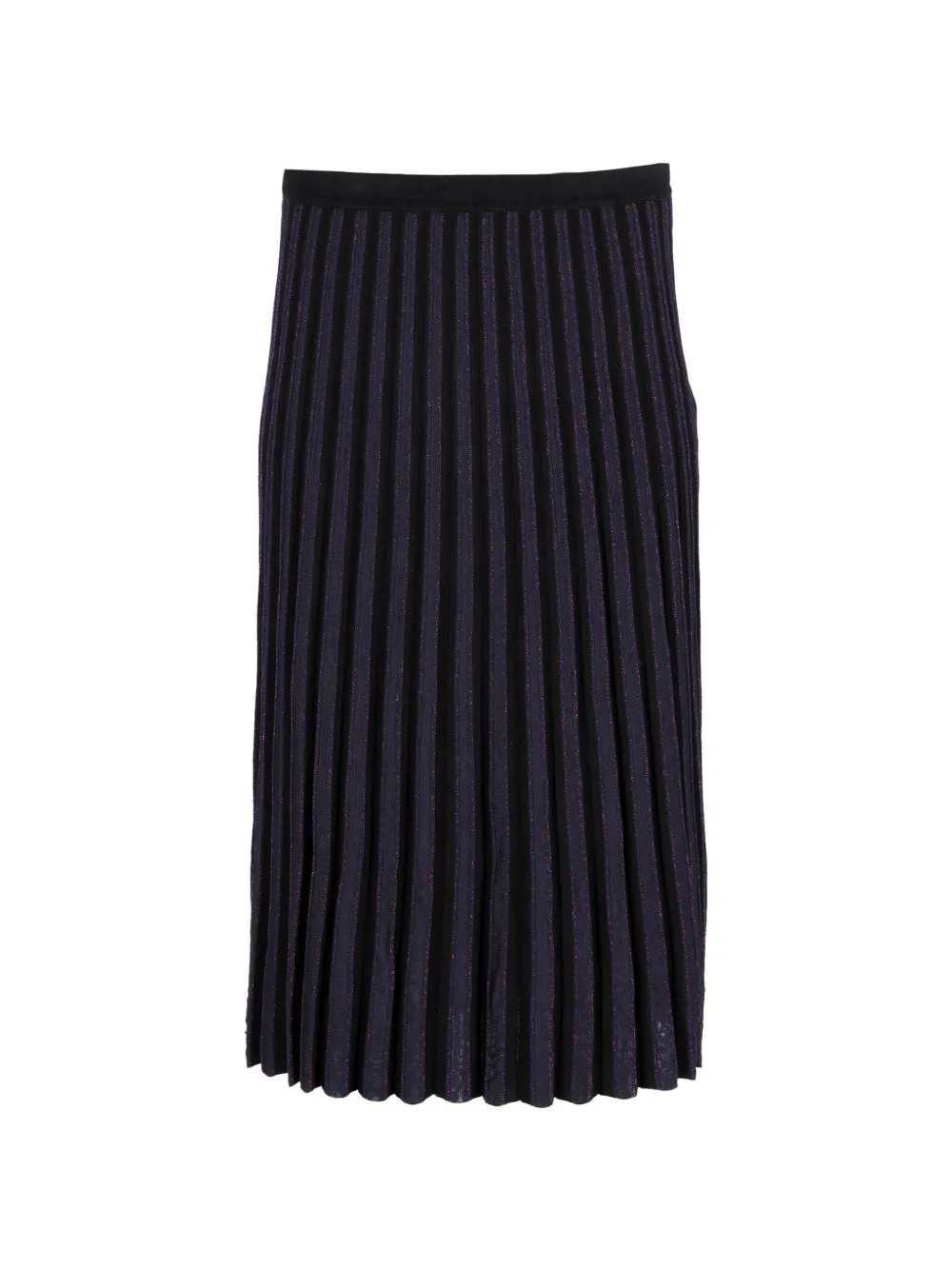 Diane Von Furstenberg Vintage pleated knit midi skirt - Blau