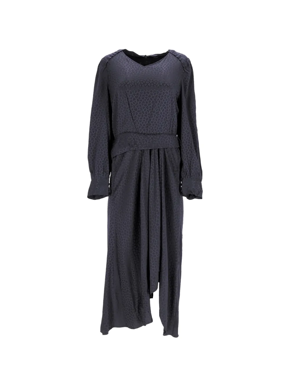 ISABEL MARANT Romina printed midi dress - Nero