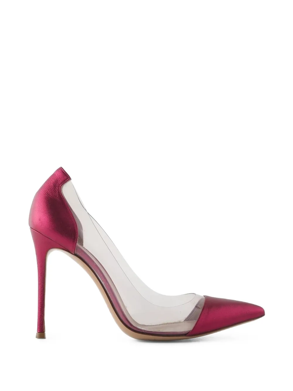 Gianvito Rossi pointy leather pumps - Rosa