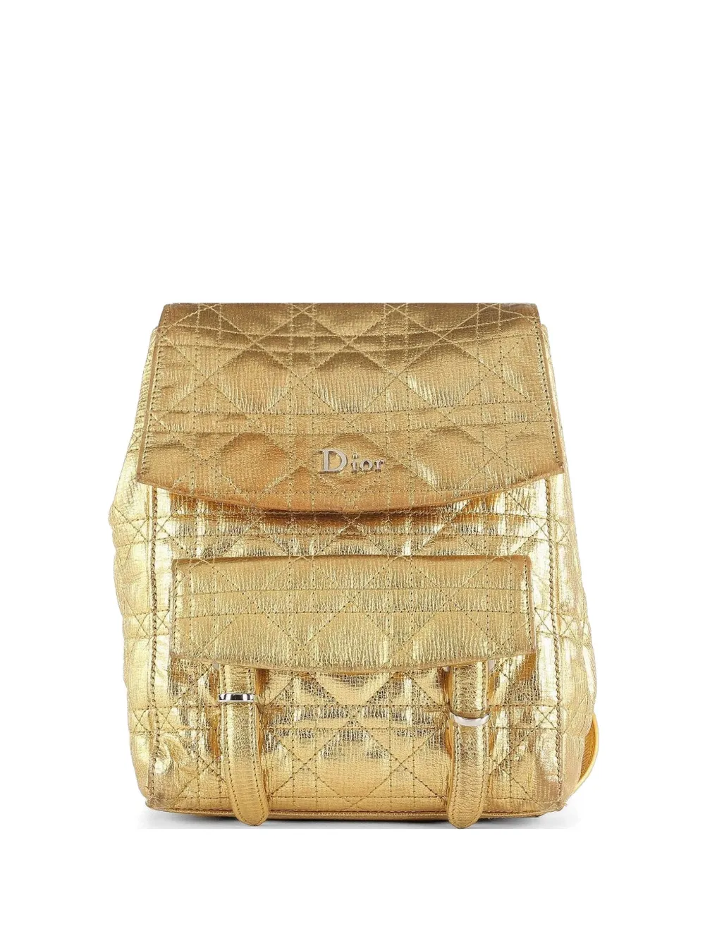 Christian Dior Pre-Owned Stardust leather backpack - Oro