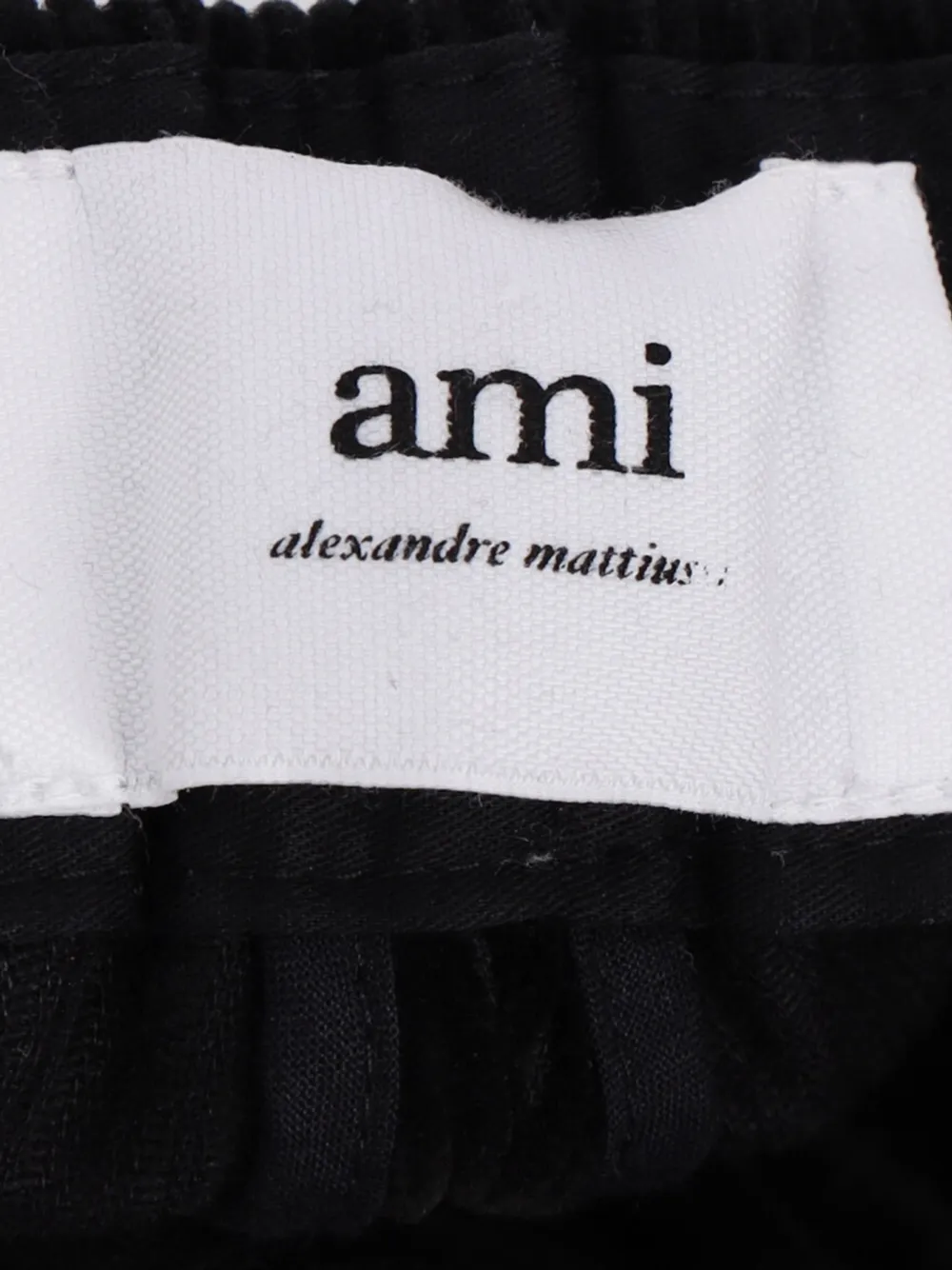 AMI Paris Cropped broek Zwart
