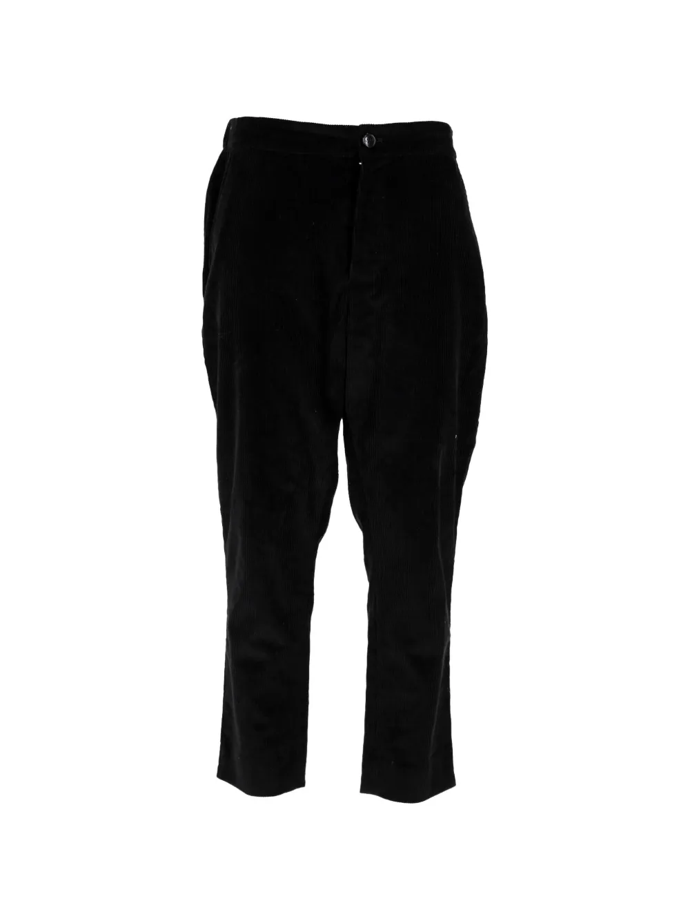 AMI Paris high-rise cropped trousers - Nero