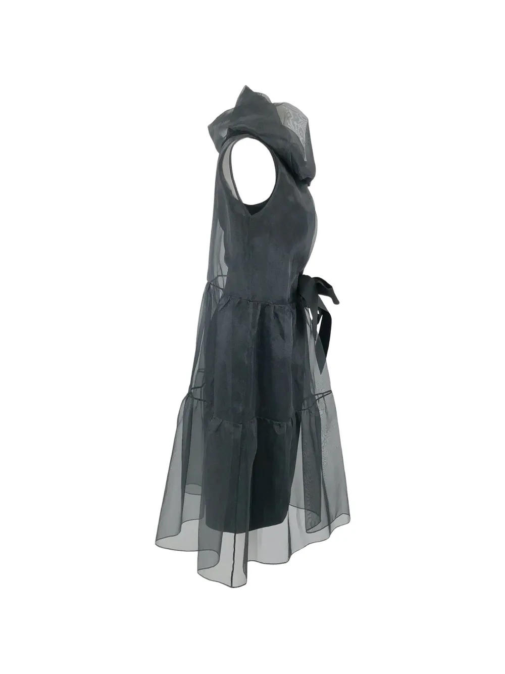  Moschino Pre-owned Shift Tulle A-line Midi Dress - Black 