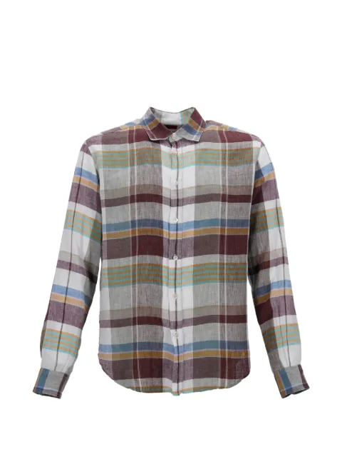 Missoni Pre-Owned plaid buttoned linen shirt