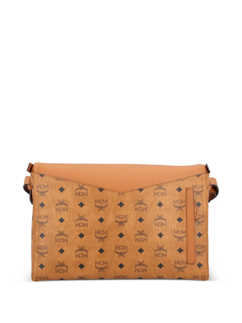  Mcm Pre-owned Diamant 3d Leather Shoulder Bag - Brown 