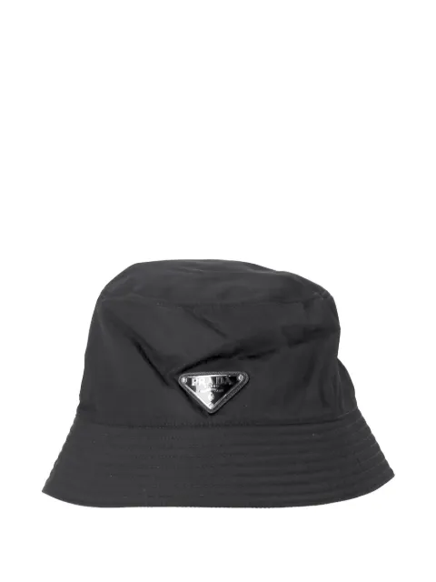 Prada Pre-Owned logo-plaque bucket hat