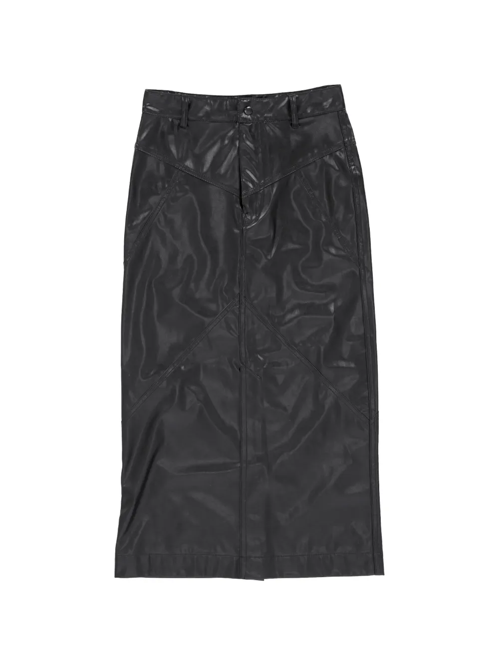 ISABEL MARANT Breanne high-waisted midi skirt - Nero